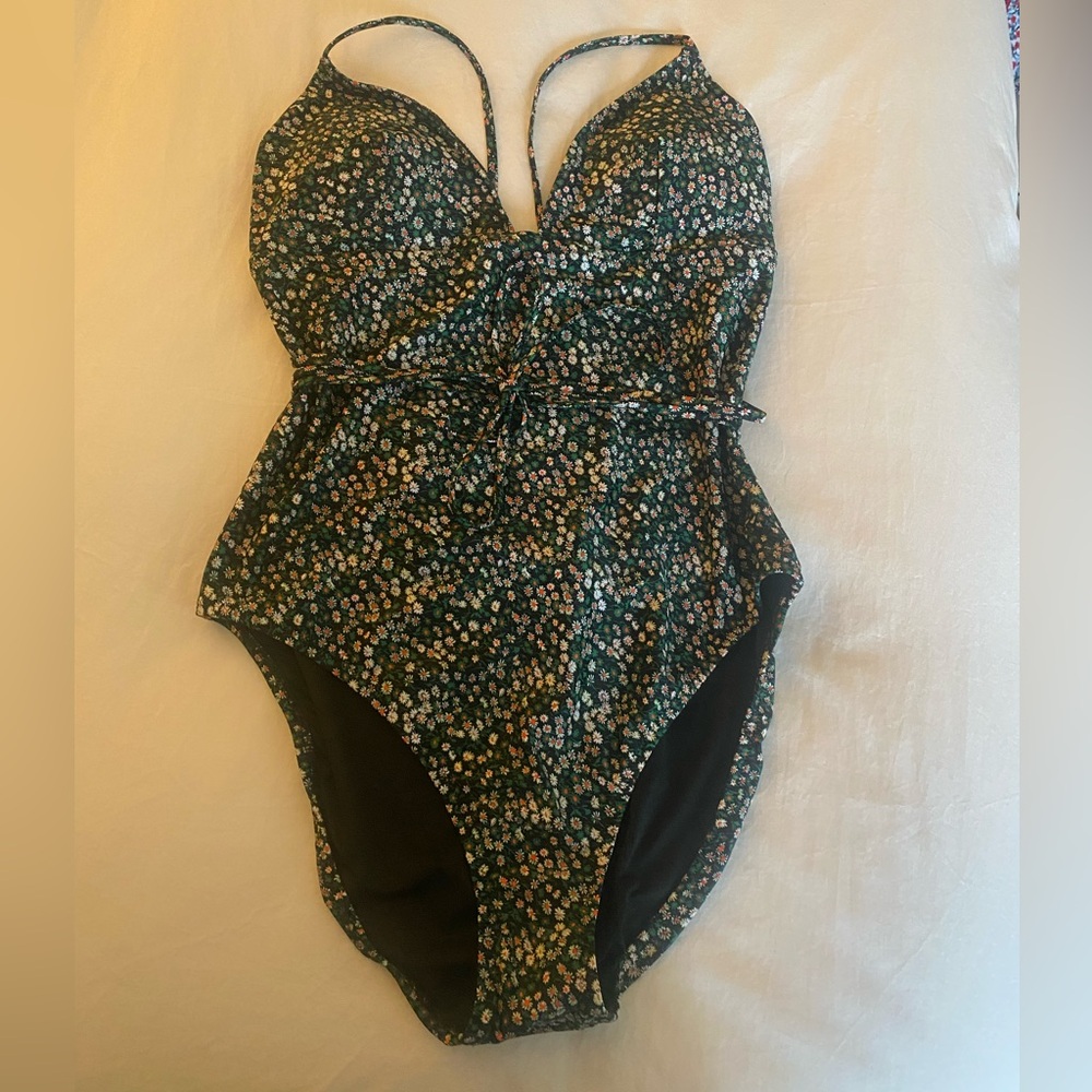 J. Crew strappy one-piece in Liberty floral